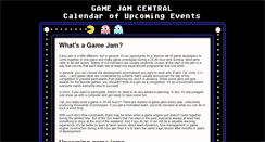Desktop Screenshot of gamejamcentral.com